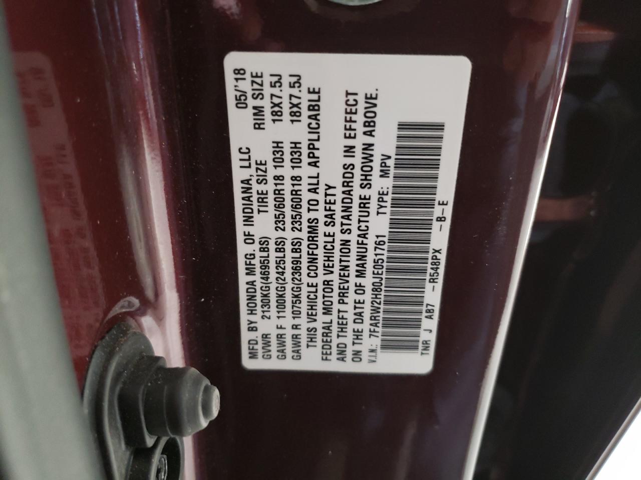 2018 Honda CR-V - Image 15