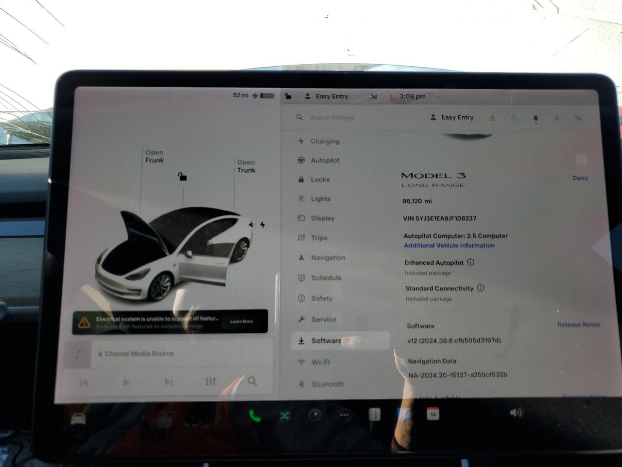 VIN 5YJ3E1EA9JF108237 2018 TESLA MODEL 3 no.9