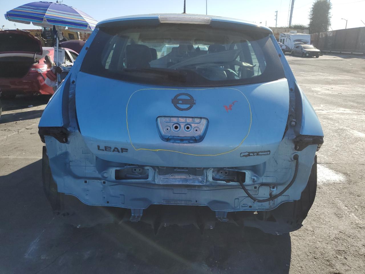 VIN 1N4AZ0CP5FC313514 2015 NISSAN LEAF no.6