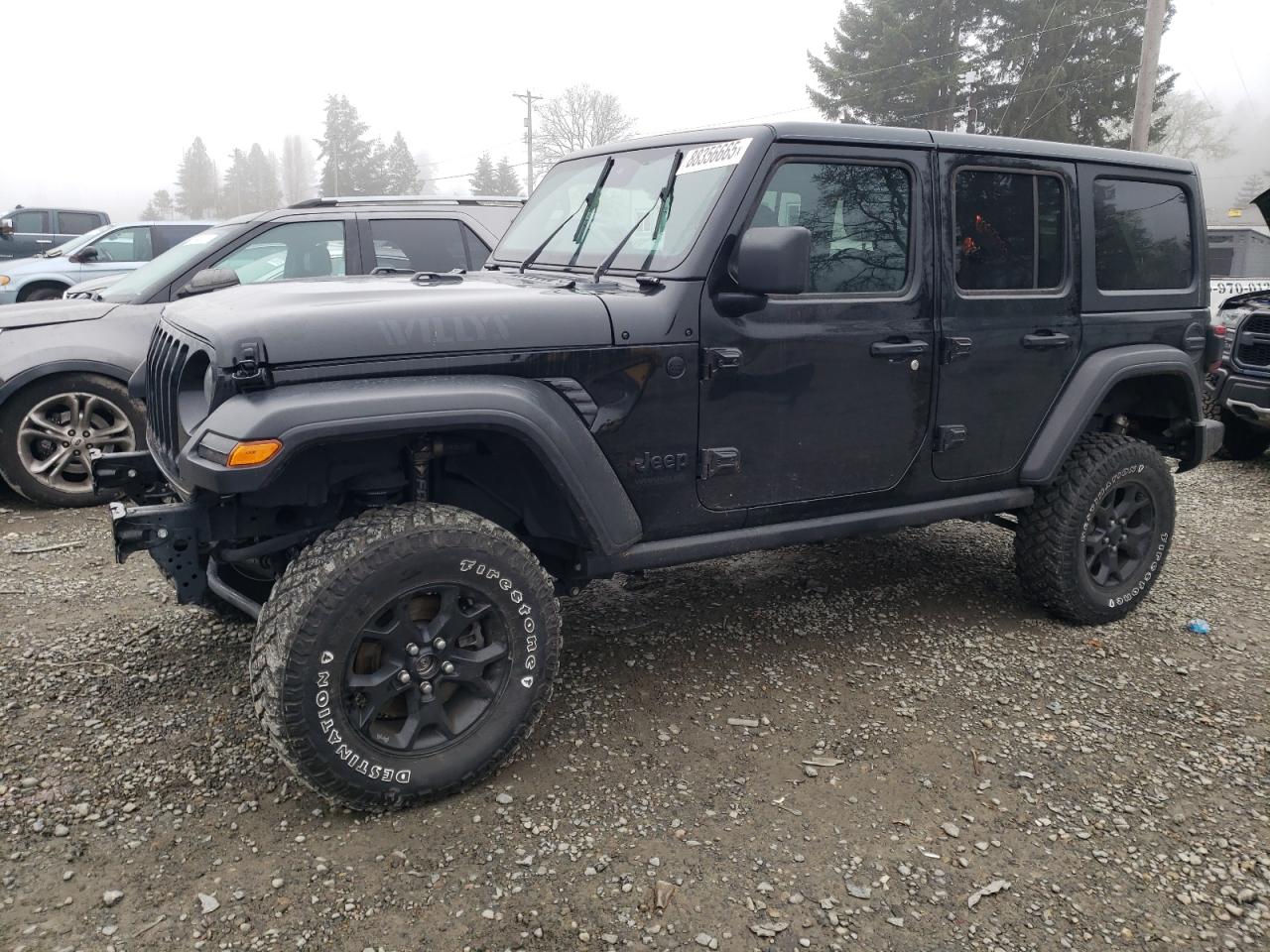 VIN 1C4HJXDM7MW596376 2021 JEEP WRANGLER no.1