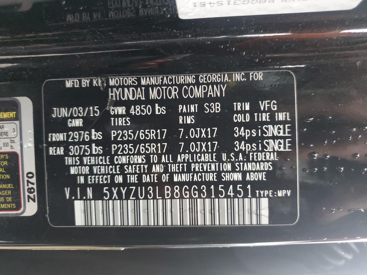 2016 Hyundai Santa Fe - Image 12