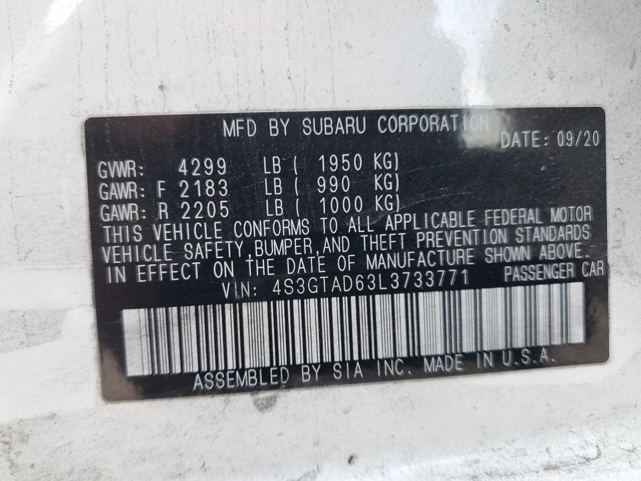 2020 Subaru Impreza - Image 12