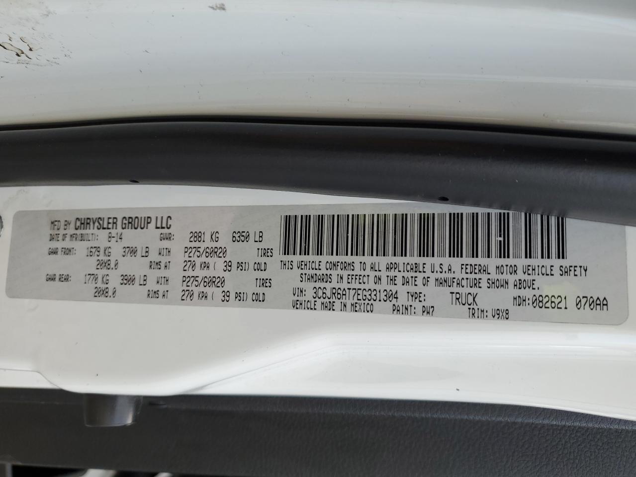 2014 RAM 1500 - Image 15