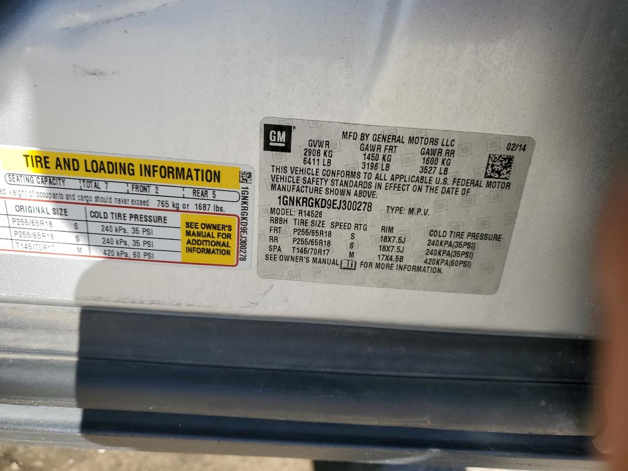 2014 Chevrolet Traverse - Image 13