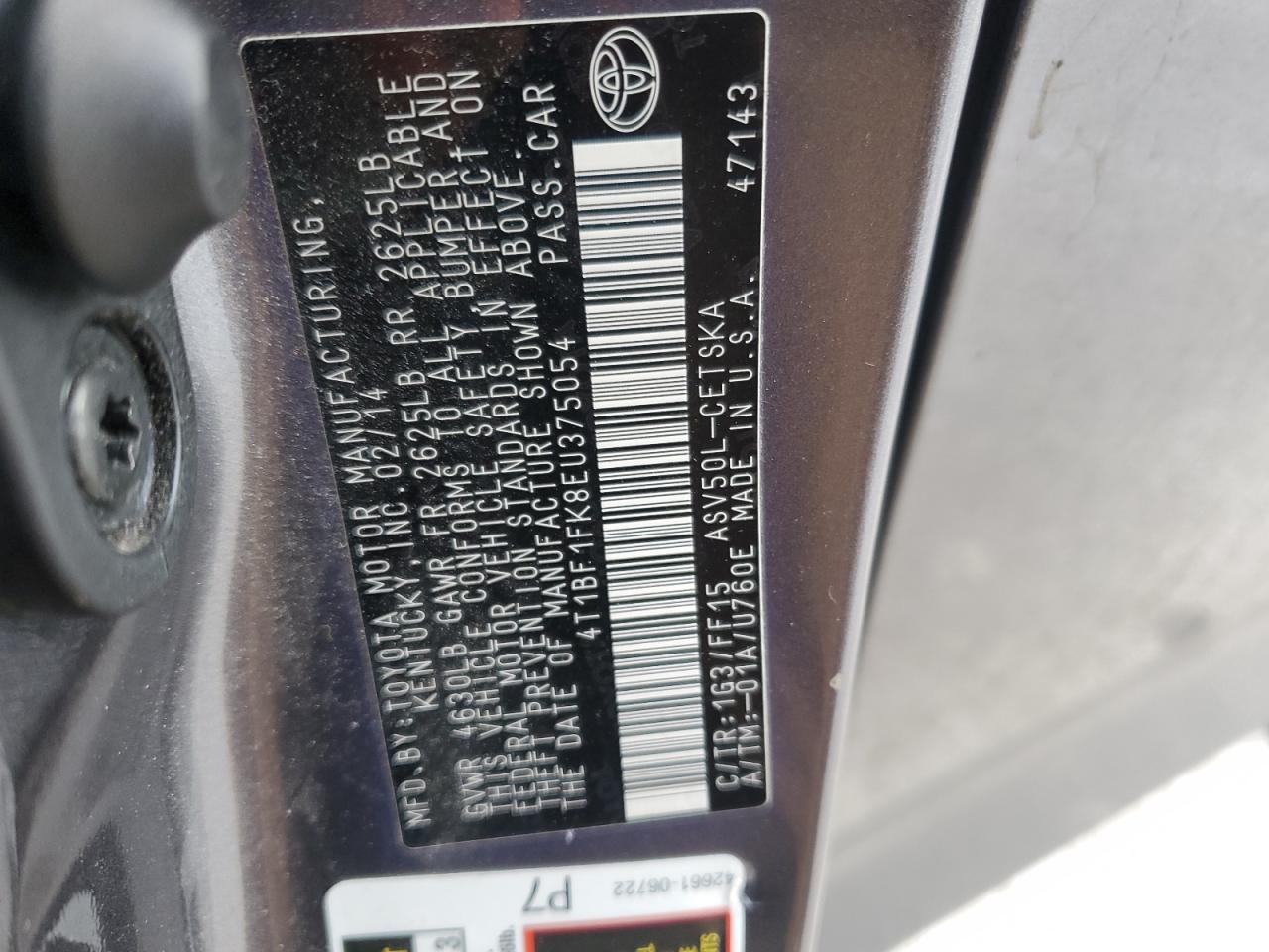 2014 Toyota Camry - Image 13