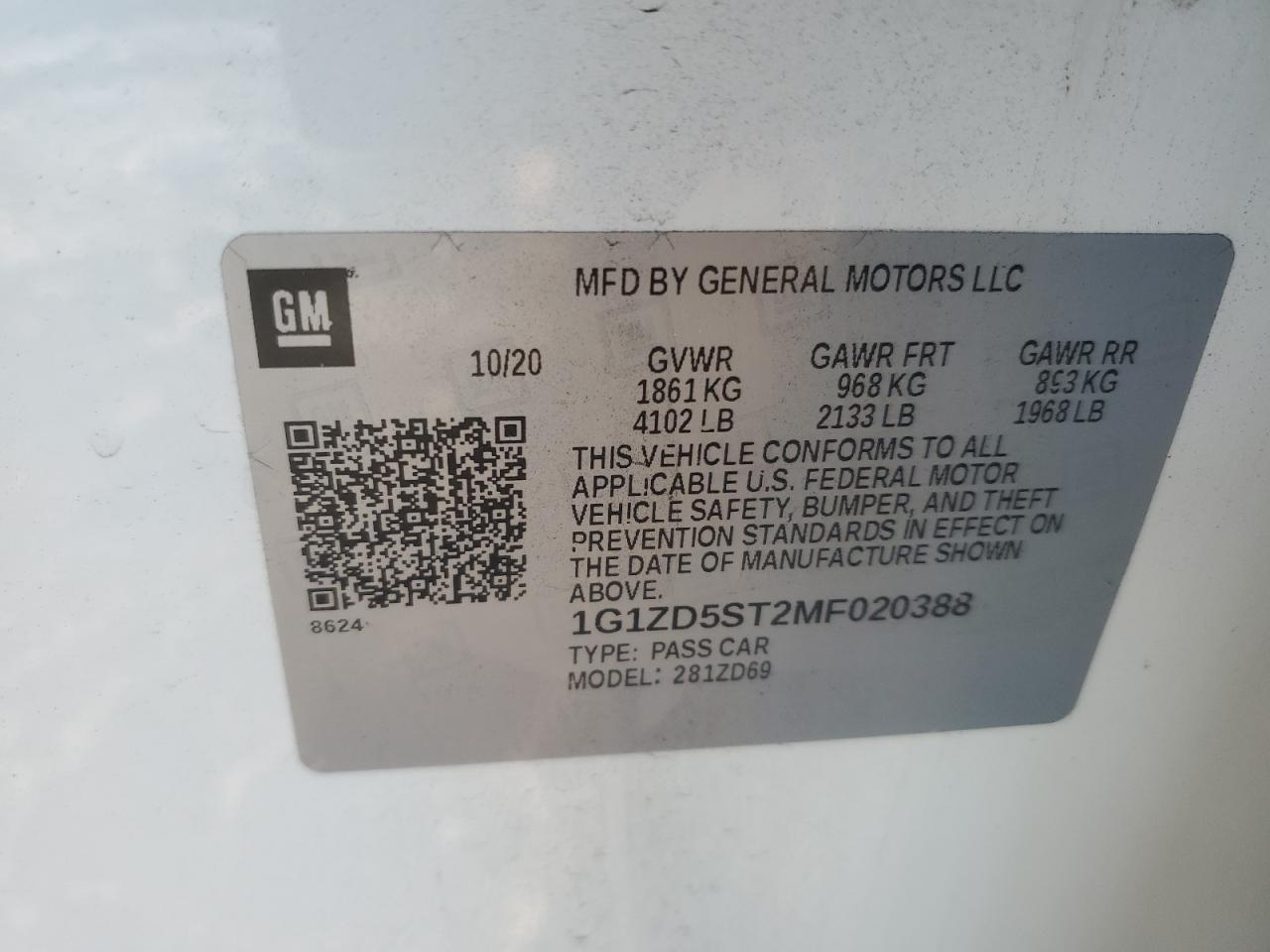 2021 Chevrolet Malibu - Image 12