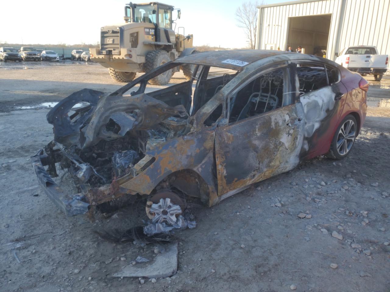 2016 Kia Forte Ex de vânzare în Kansas City, KS - Burn