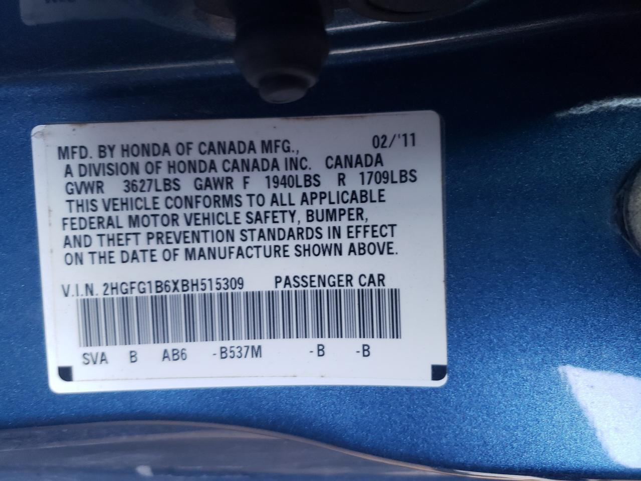 2011 Honda Civic - Image 13