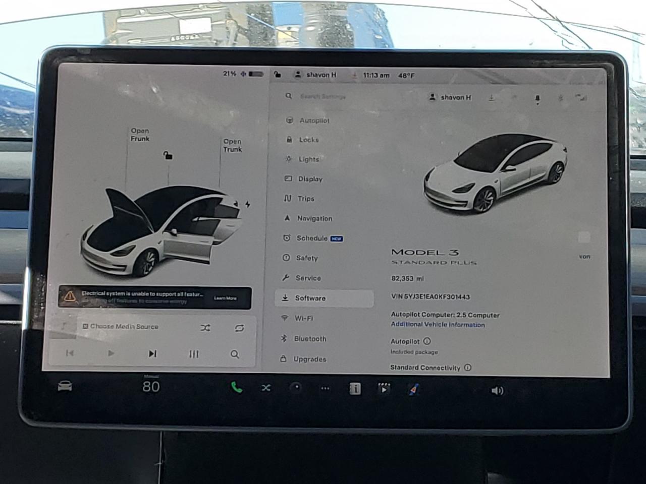 VIN 5YJ3E1EA0KF301443 2019 TESLA MODEL 3 no.9