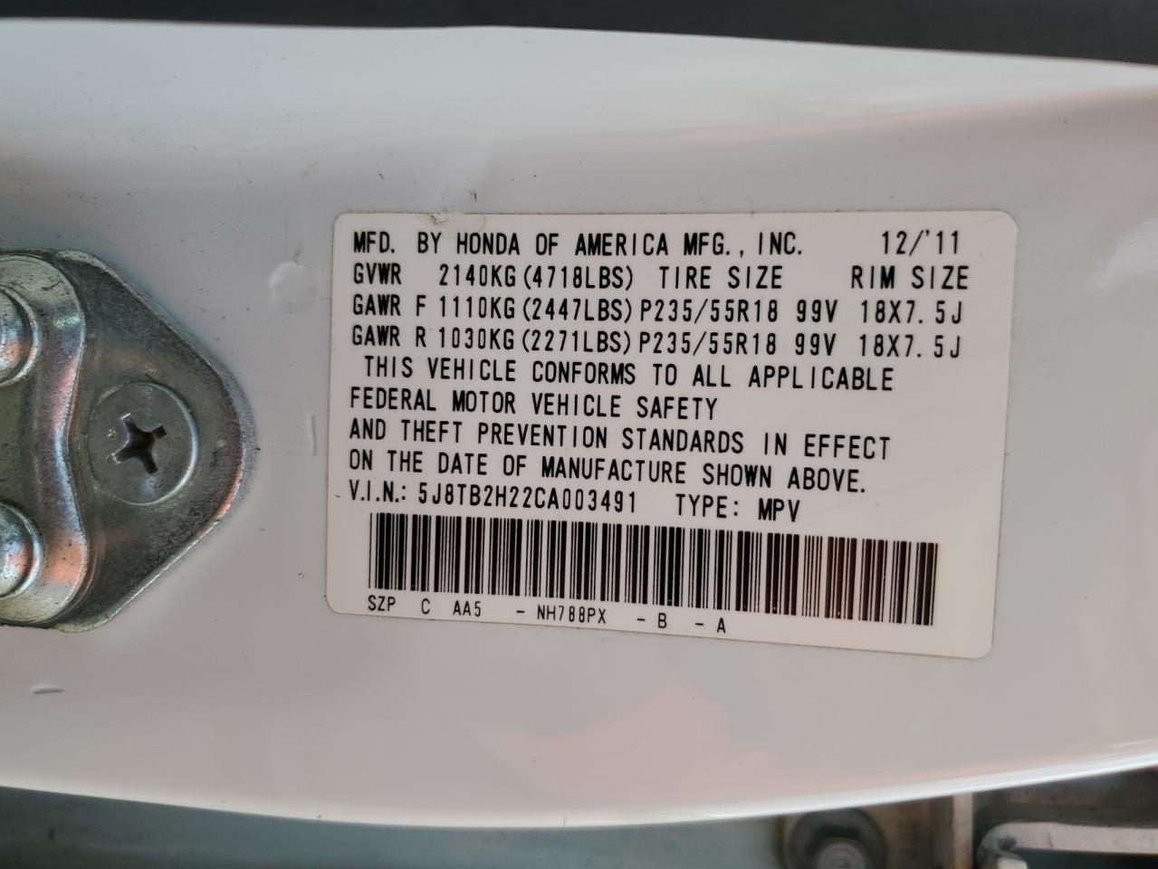 2012 Acura RDX - Image 13
