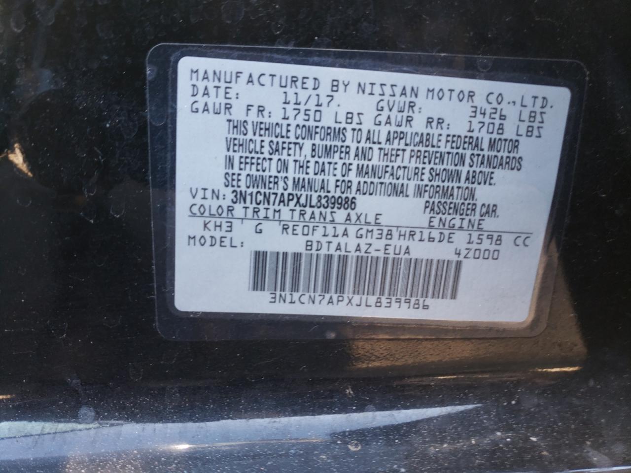 2018 Nissan Versa - Image 12