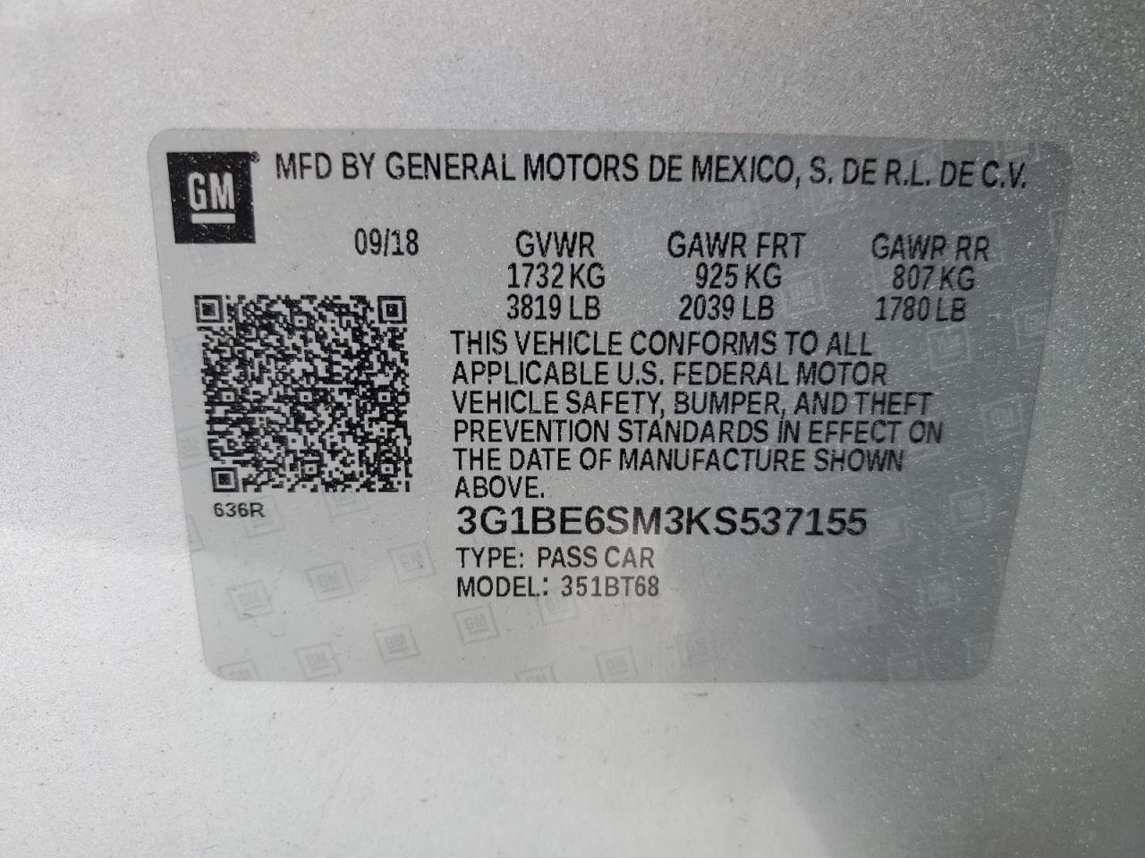 2019 Chevrolet Cruze - Image 14