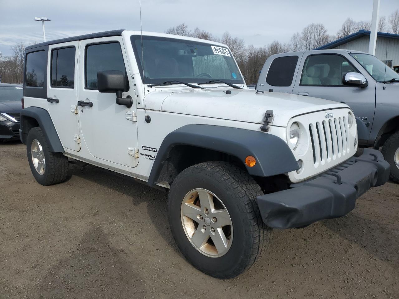 VIN 1C4BJWDG1EL106303 2014 JEEP WRANGLER no.4