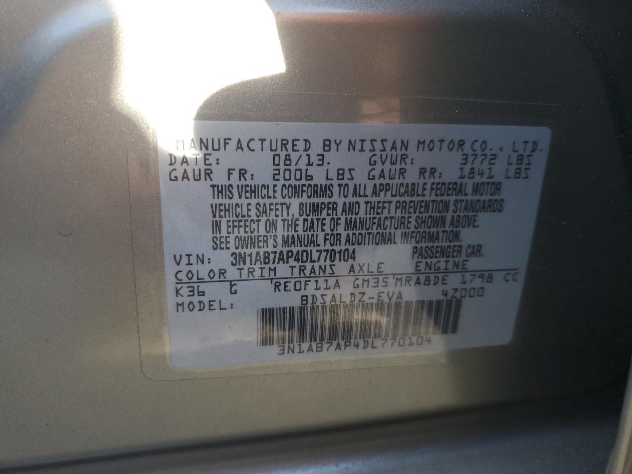 2013 Nissan Sentra - Image 13