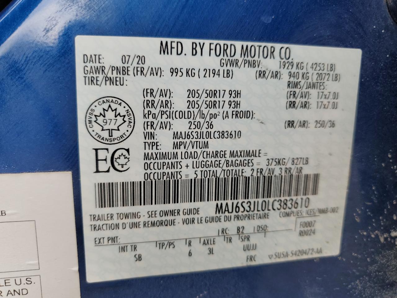 2020 Ford EcoSport - Image 13