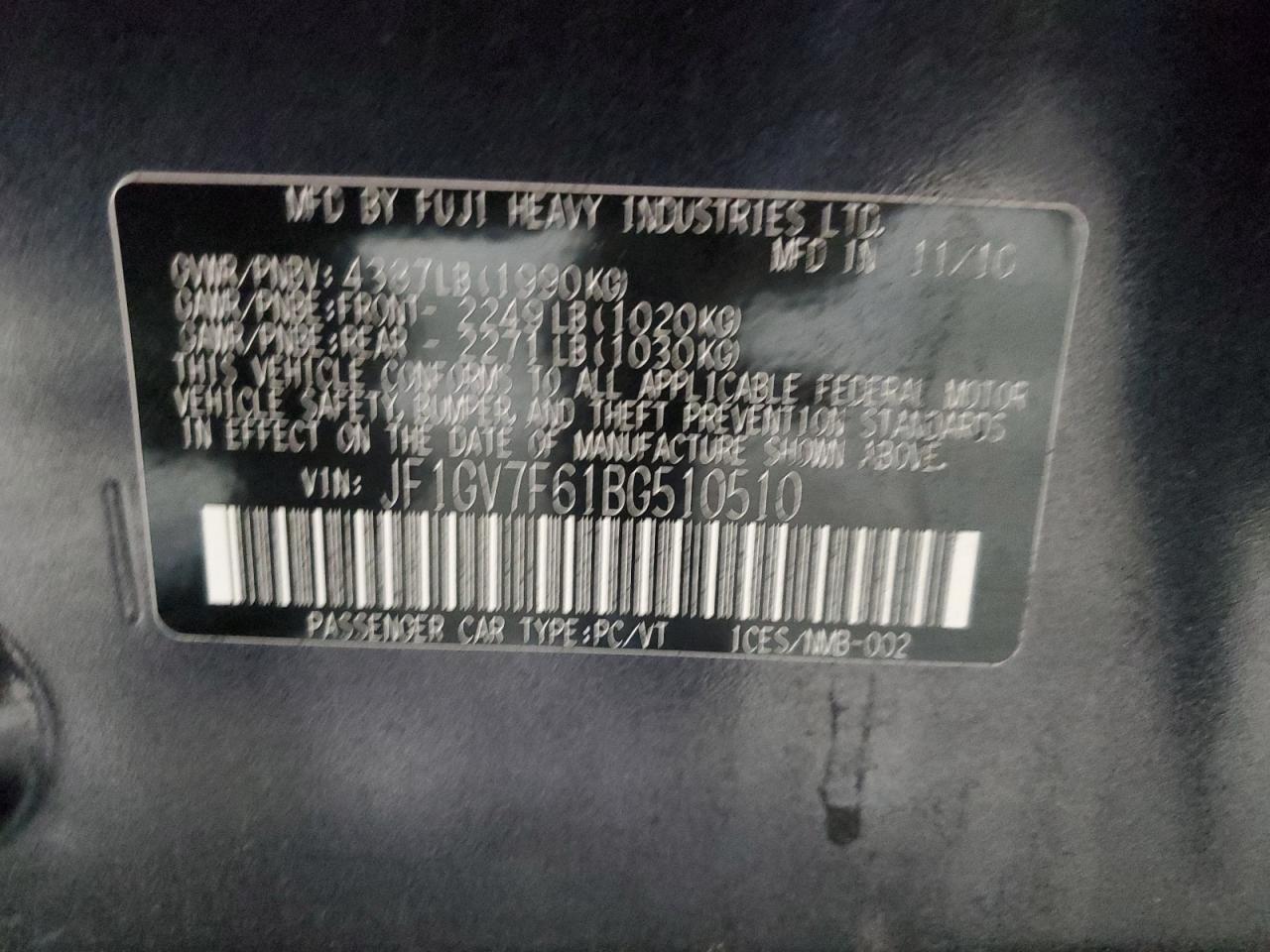 2011 Subaru WRX - Image 15