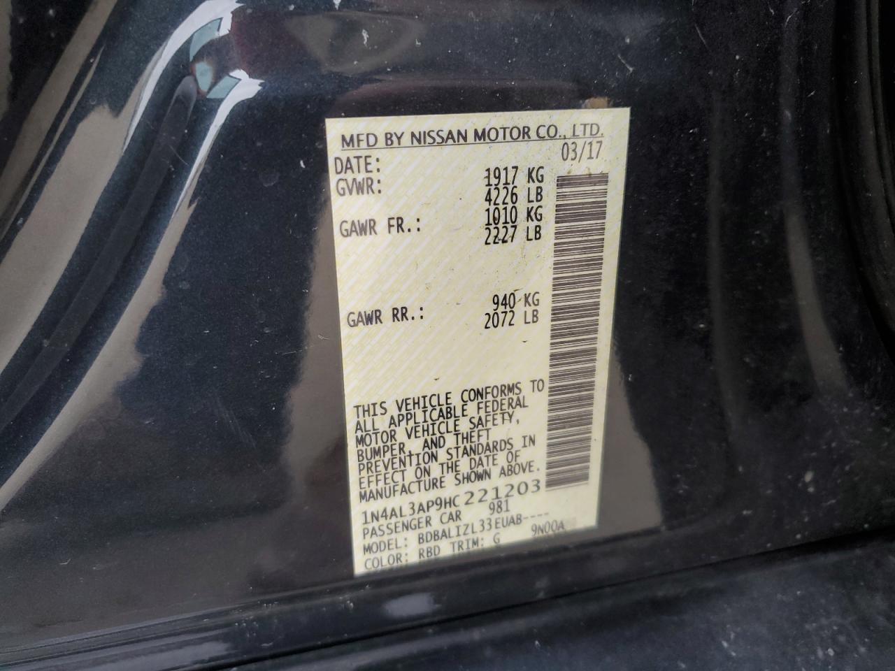 2017 Nissan Altima - Image 12
