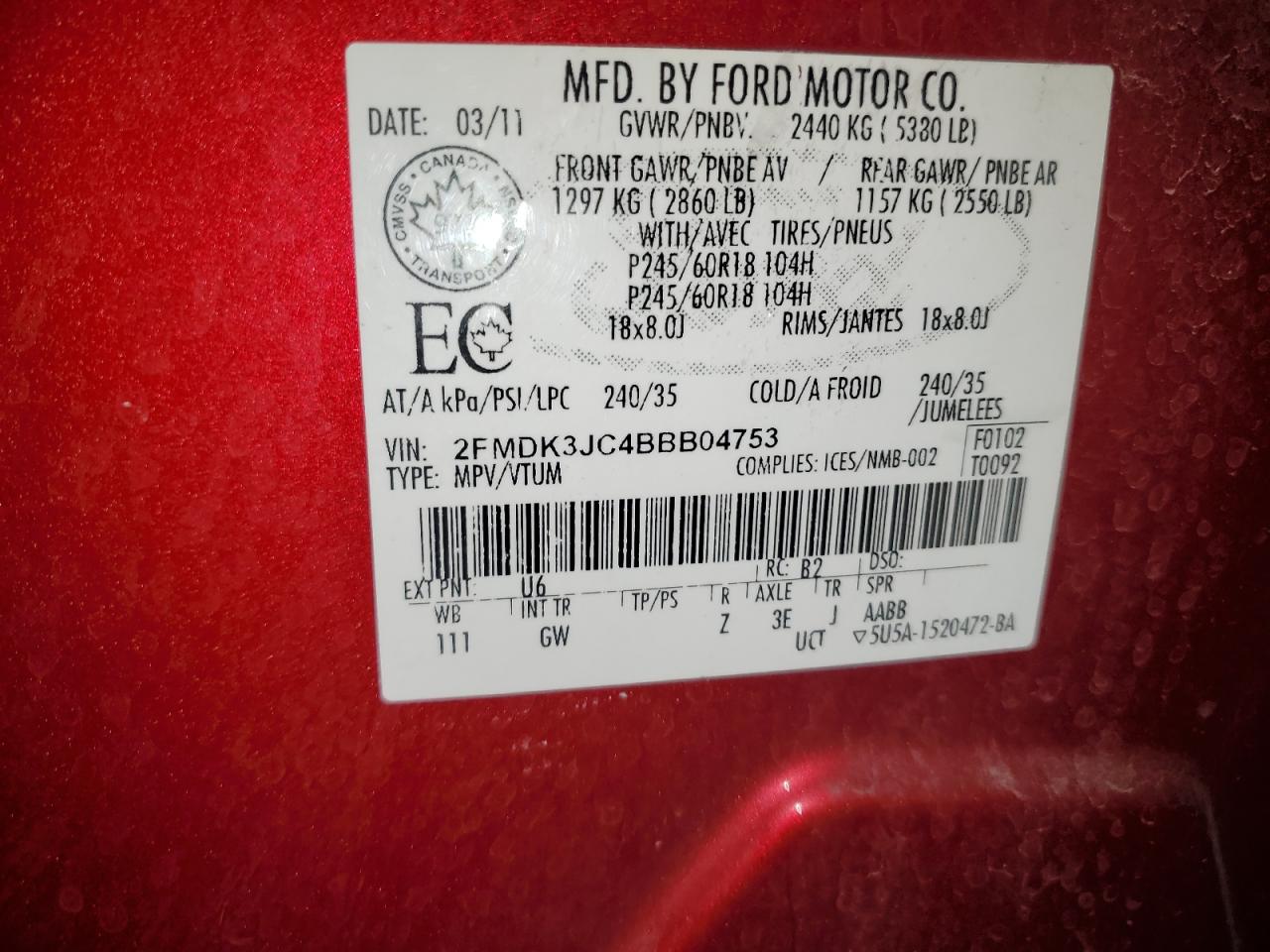 2011 Ford Edge - Image 13