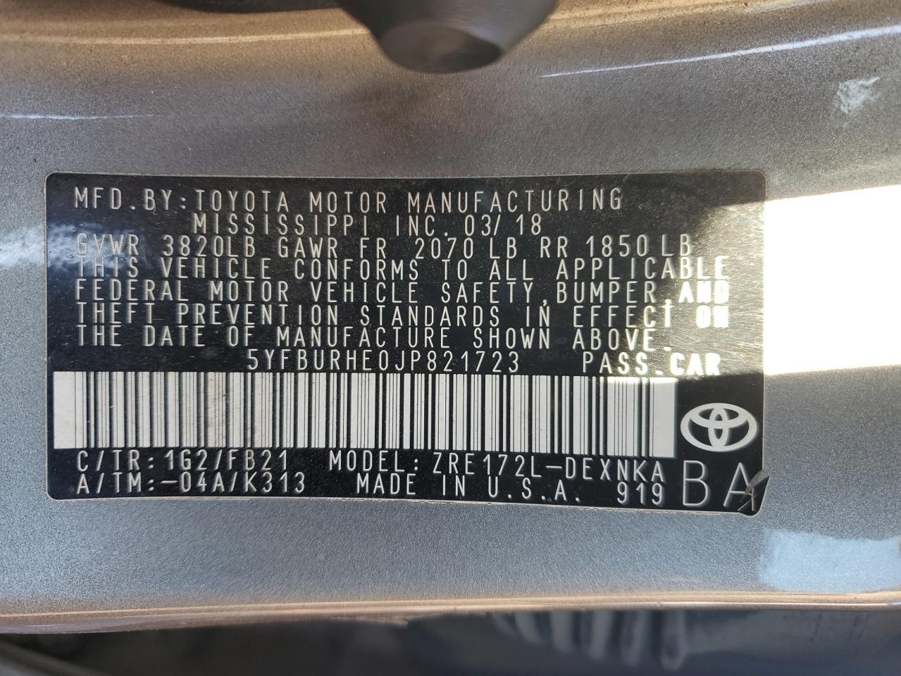 2018 Toyota Corolla - Image 12