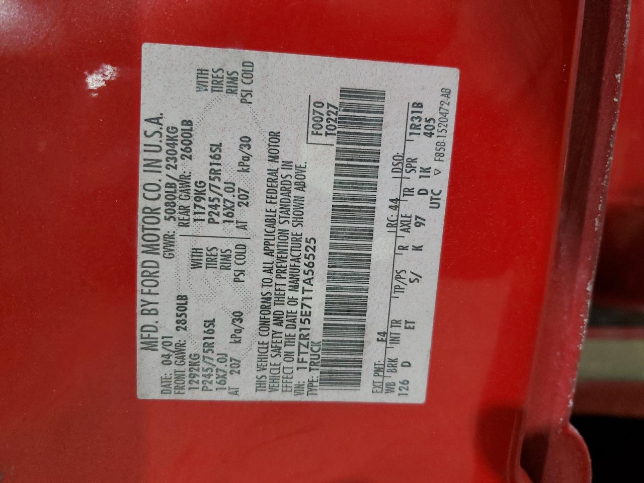 2001 Ford Ranger - Image 12