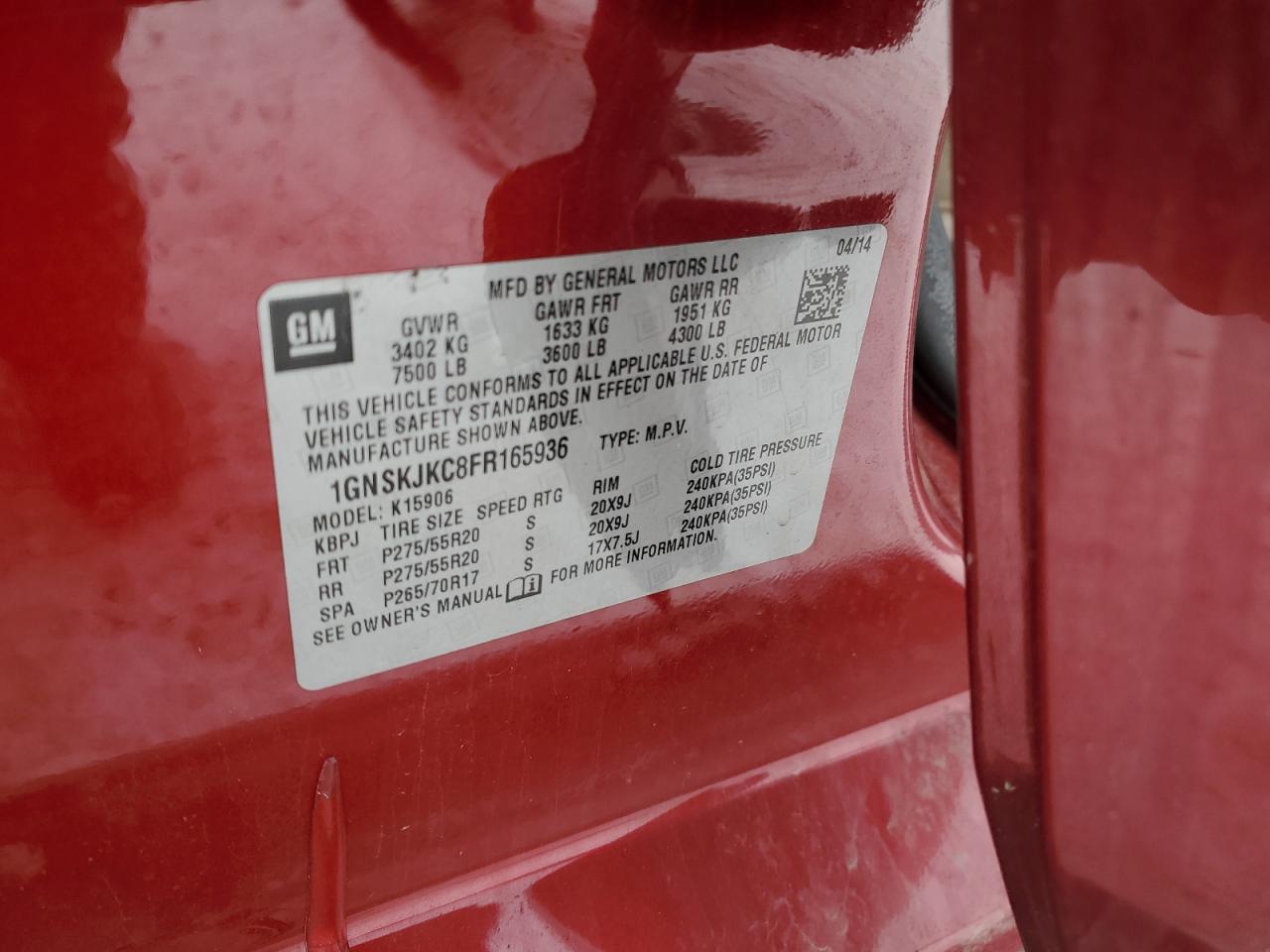 2015 Chevrolet Suburban - Image 16