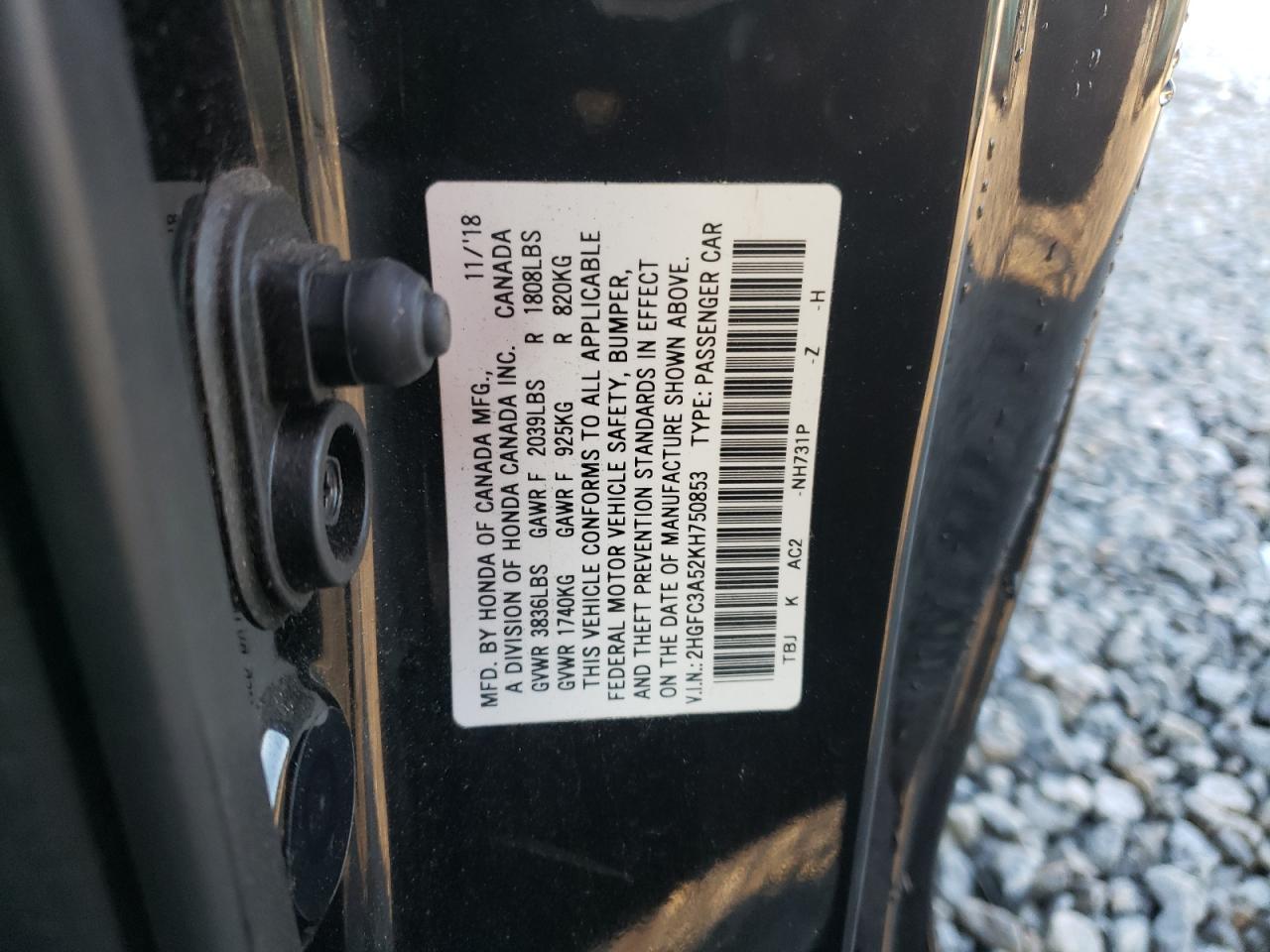 2019 Honda Civic - Image 12
