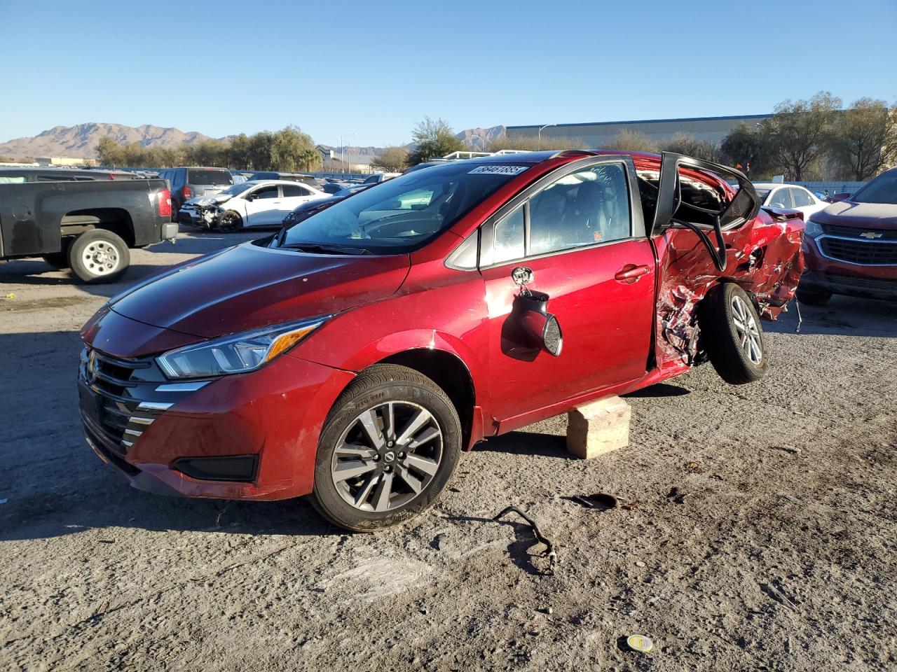 2024 Nissan Versa Sv en Venta en Las Vegas, NV - Side