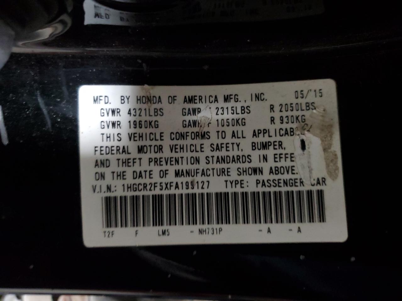 2015 Honda Accord - Image 13