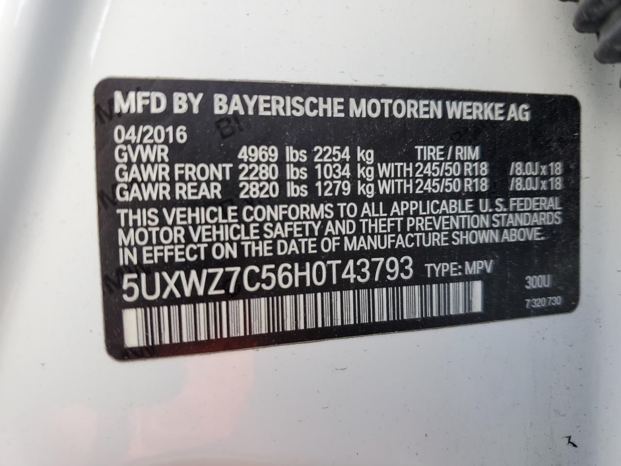 2017 BMW X3 - Image 14