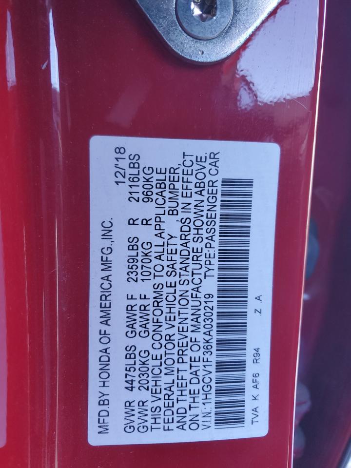 2019 Honda Accord - Image 12