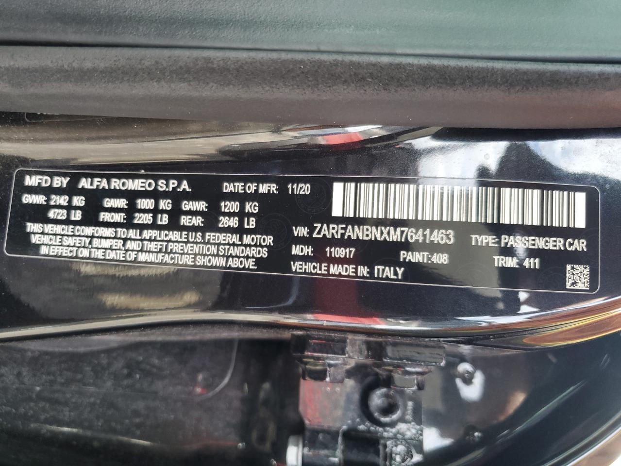 2021 Alfa Romeo Giulia - Image 14