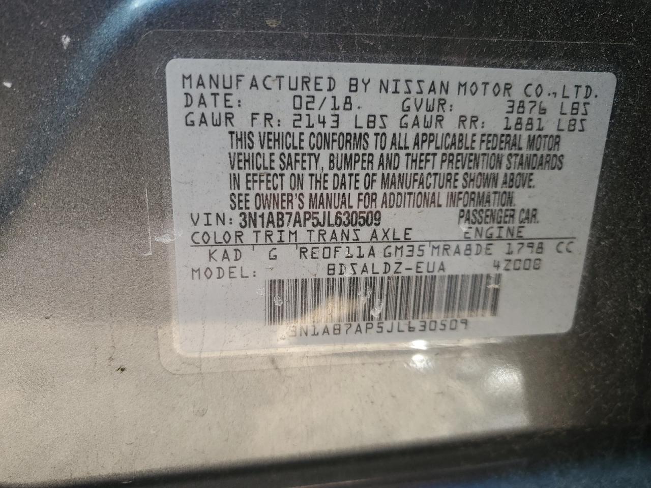 2018 Nissan Sentra - Image 12