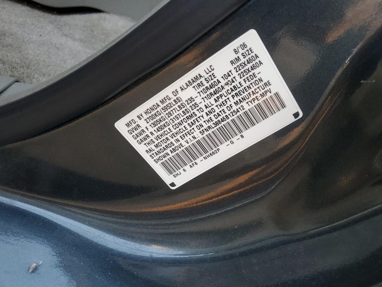 2006 Honda Odyssey - Image 13