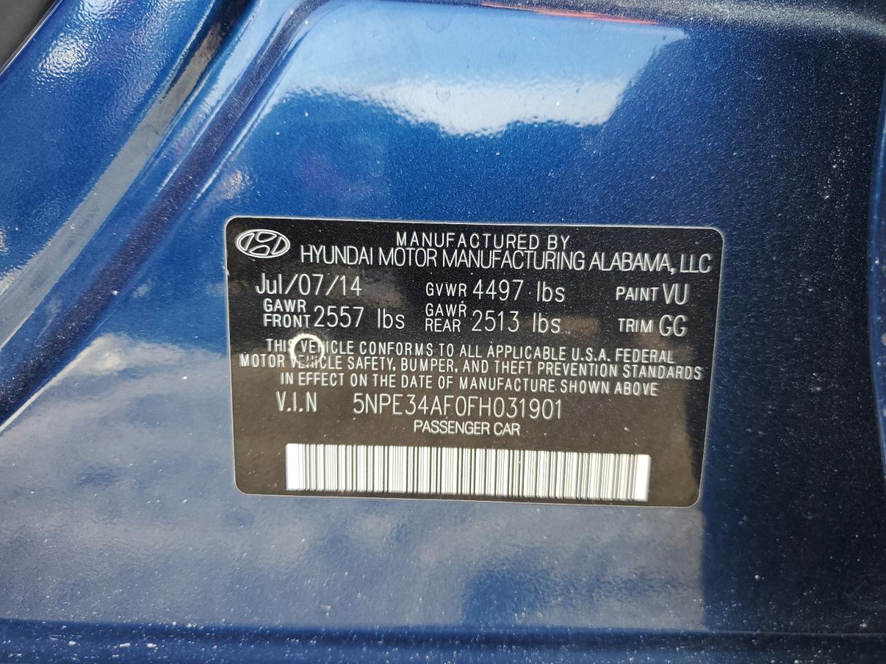 2015 Hyundai Sonata - Image 14