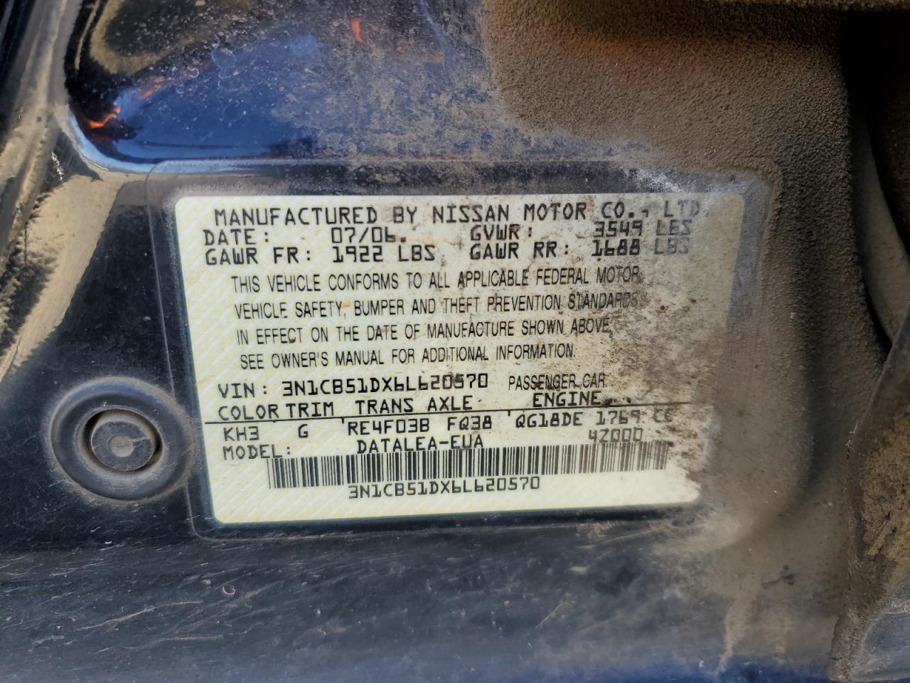 2006 Nissan Sentra - Image 14