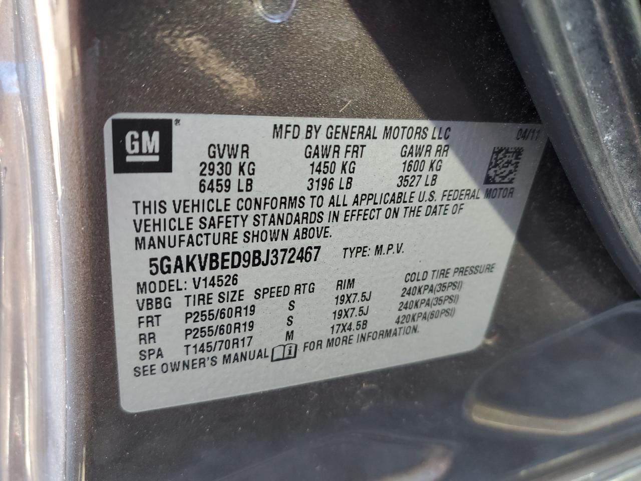 2011 Buick Enclave - Image 13