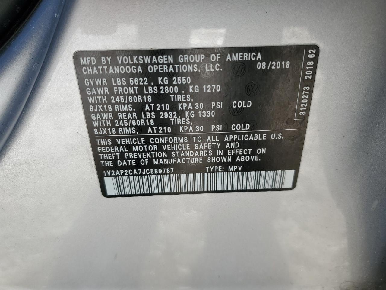 2018 Volkswagen Atlas - Image 16