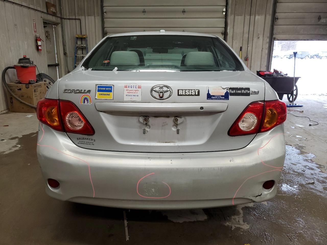 2009 Toyota Corolla Base VIN: 1NXBU40E49Z032466 Lot: 41962565