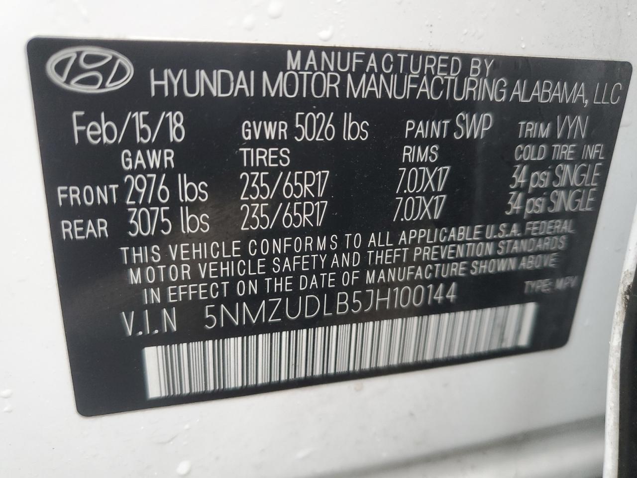 2018 Hyundai Santa Fe - Image 13