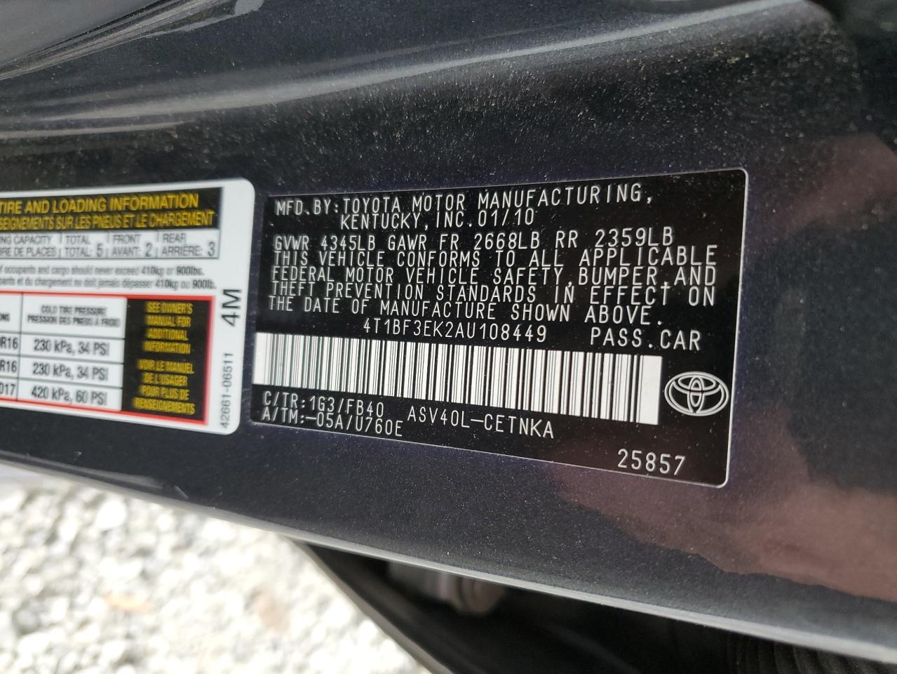 2010 Toyota Camry - Image 14
