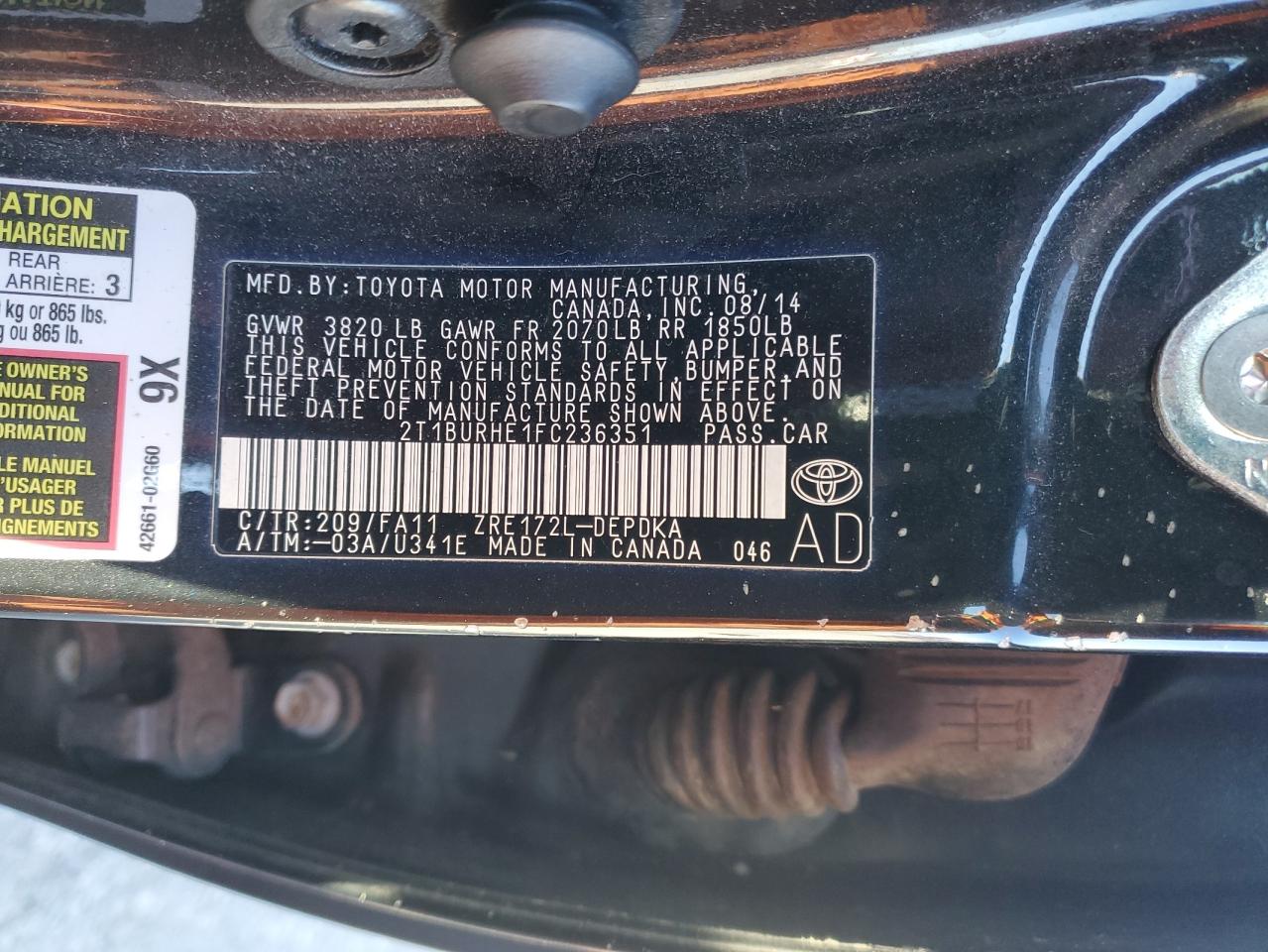 2015 Toyota Corolla - Image 15