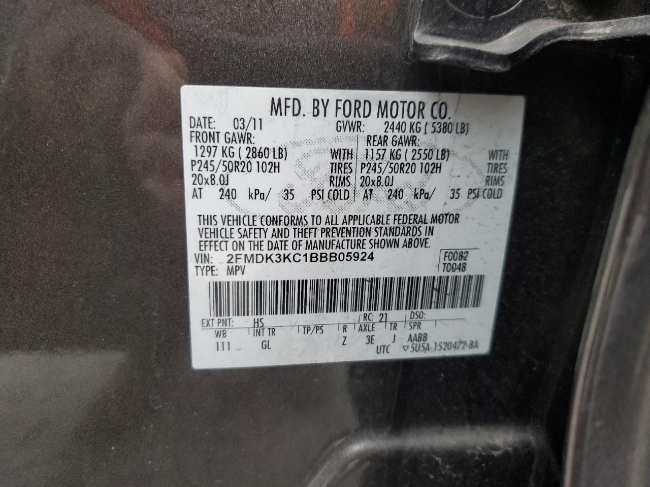 2011 Ford Edge - Image 13