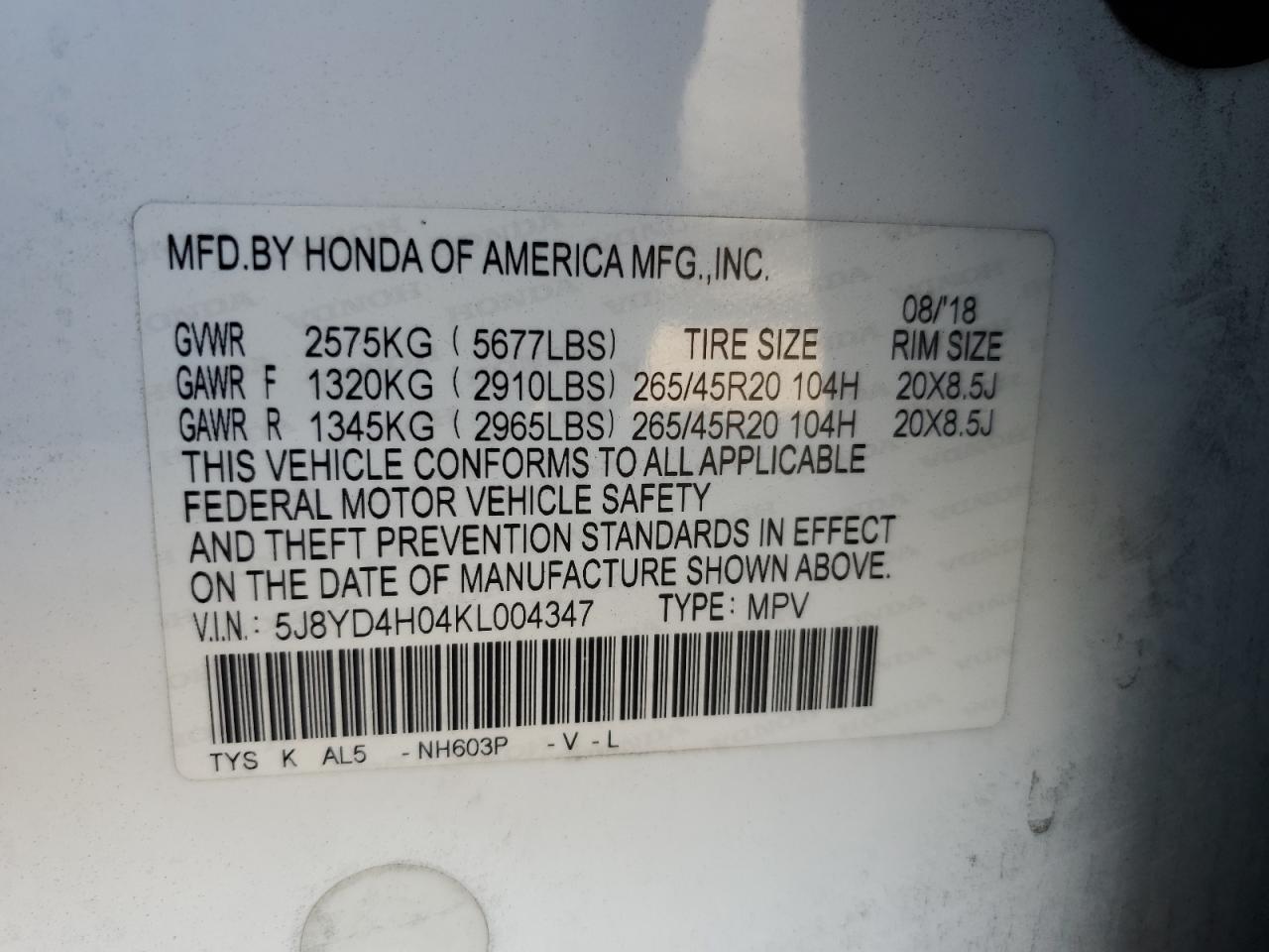 2019 Acura MDX - Image 15