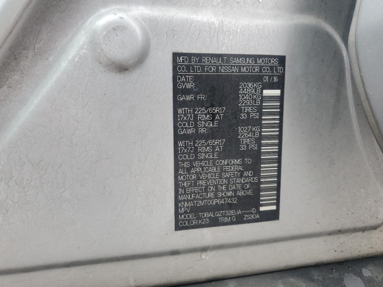 2016 Nissan Rogue - Image 15