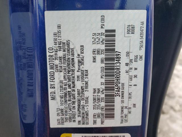 2013 FORD FUSION SE