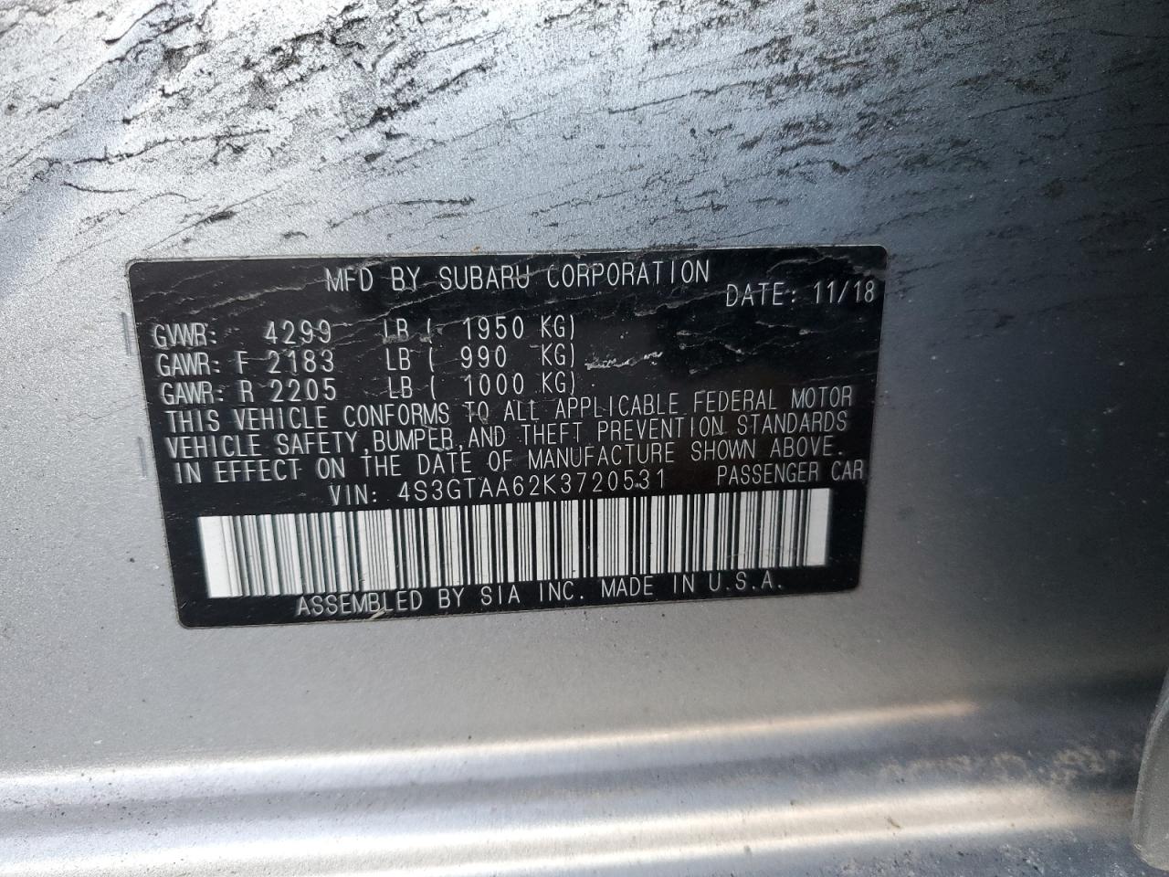 2019 Subaru Impreza - Image 12