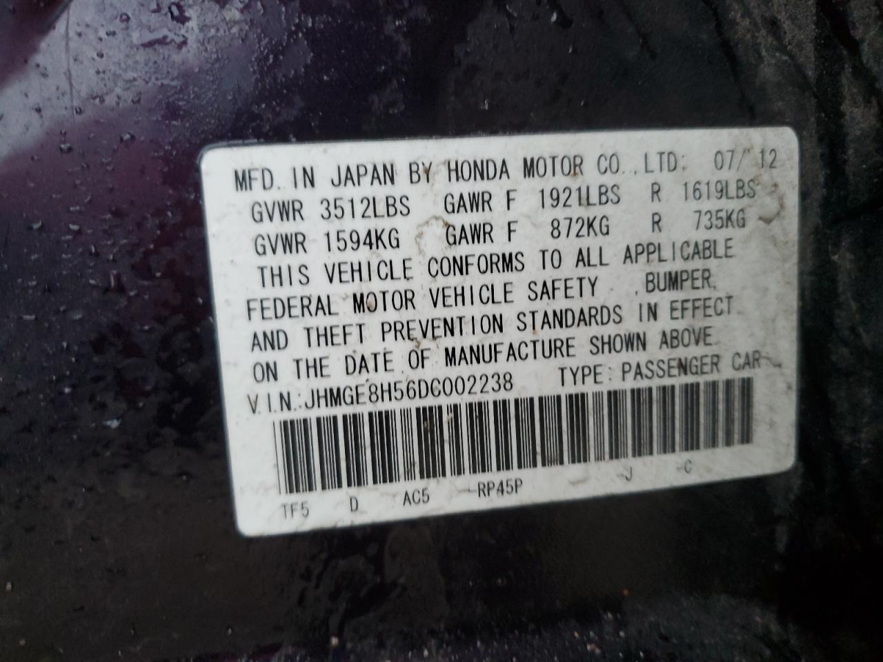 2013 Honda Fit - Image 12