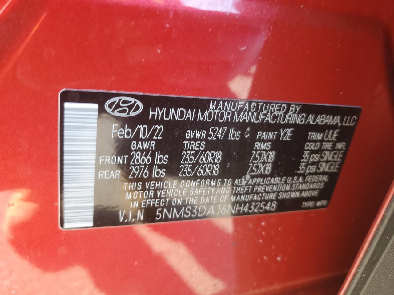 2022 Hyundai Santa Fe - Image 14