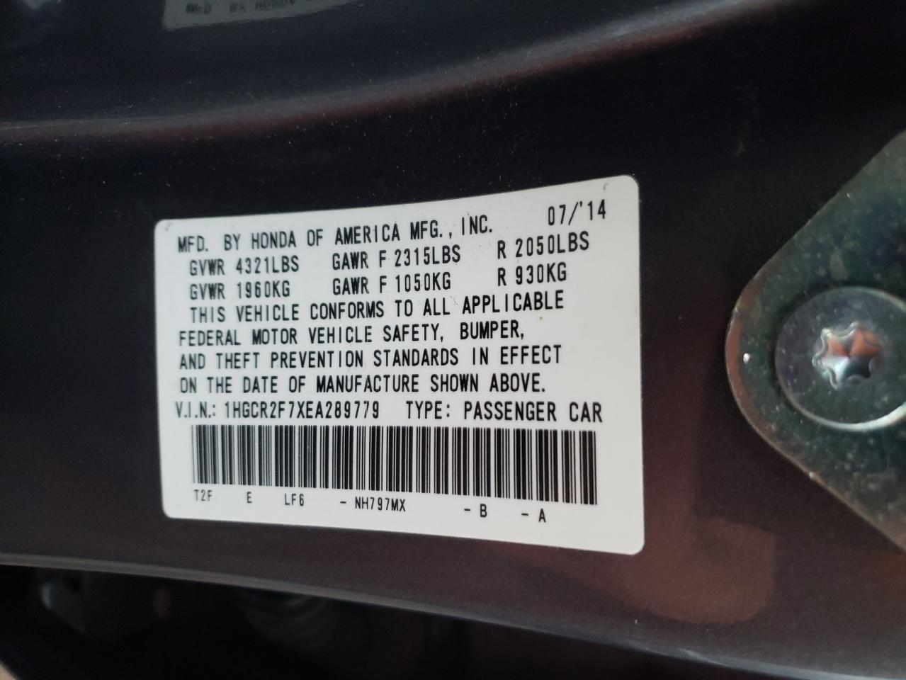 2014 Honda Accord - Image 13