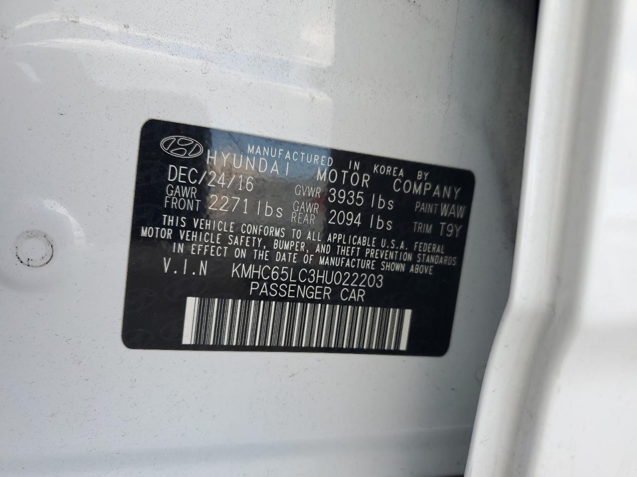 2017 Hyundai IONIQ - Image 13